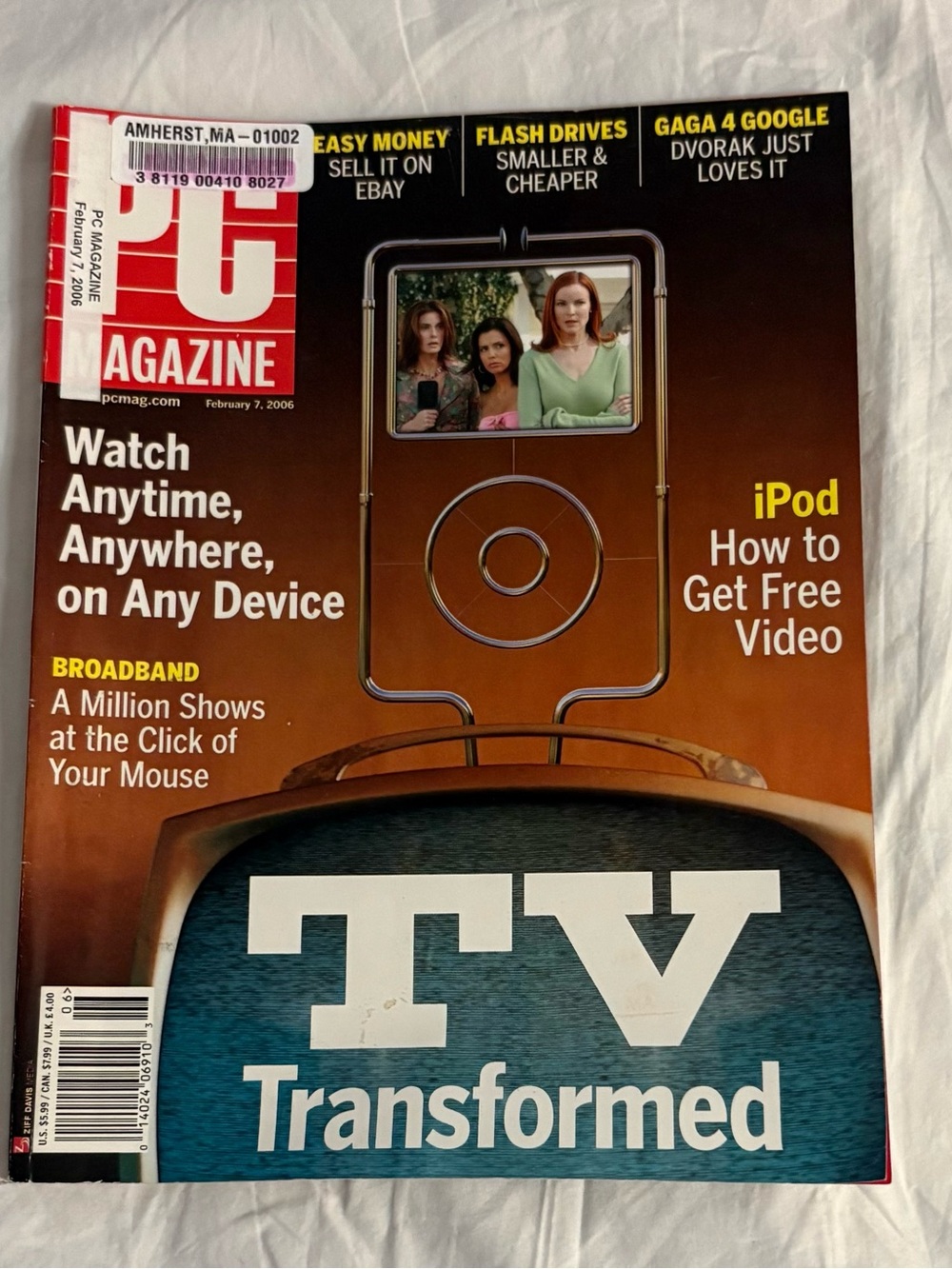 Vintage PC Magazine 2006 TV Transformed Issue